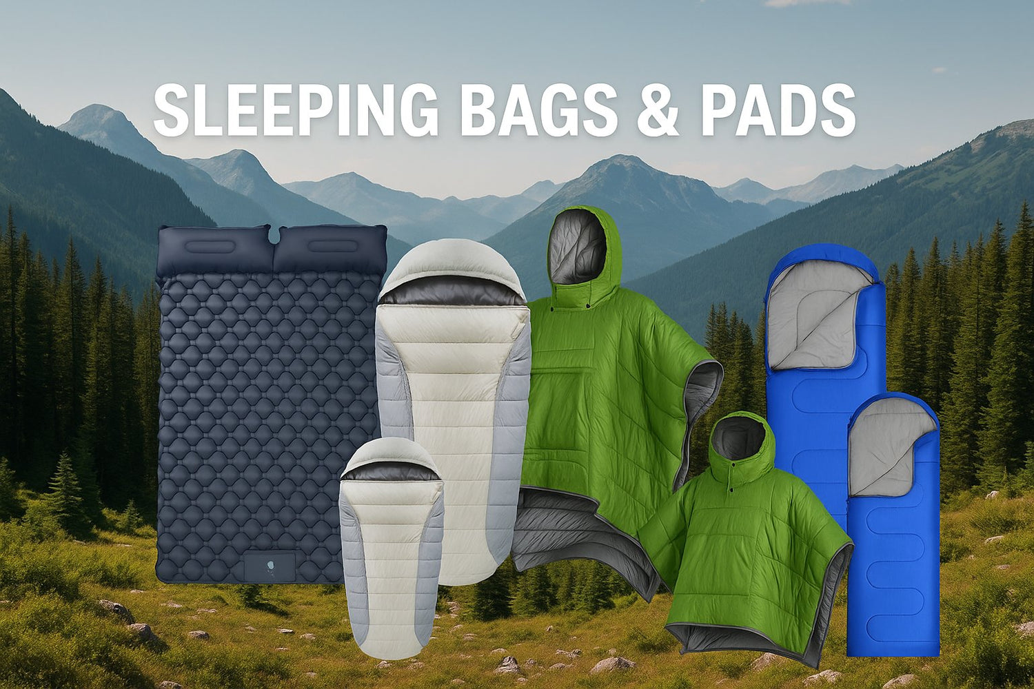Sleeping bags & pads