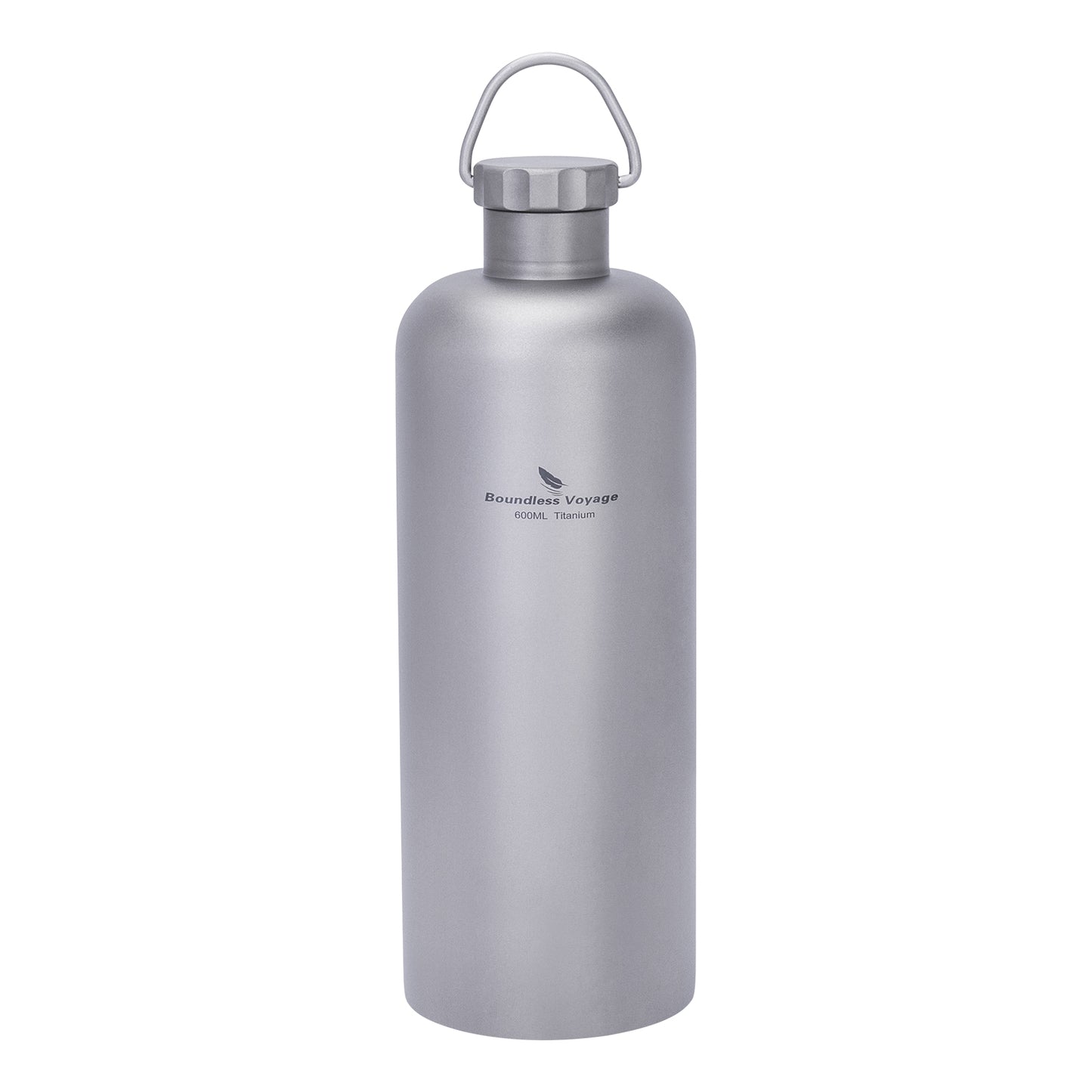 Boundless Voyage 600ml Titanium Bottle – Lightweight, Leak-Proof & Rust-Free for Camping, Hiking & Daily Hydration