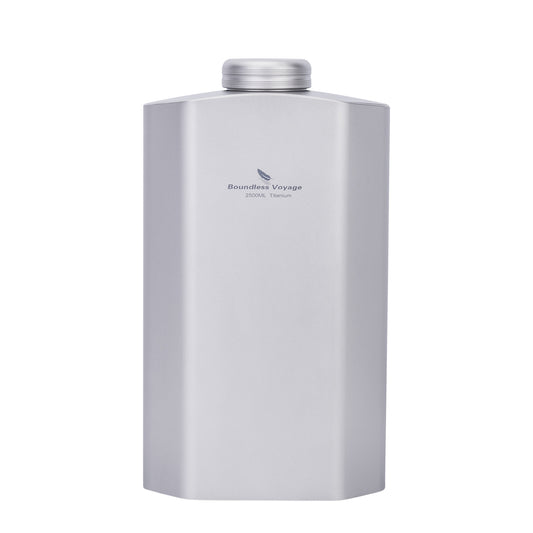 Boundless Voyage Titanium Water Bottle 2500ML Big Capacity Sports Water Bottle Ultralight Leakproof Drinkware for Outdoor Camping Hiking