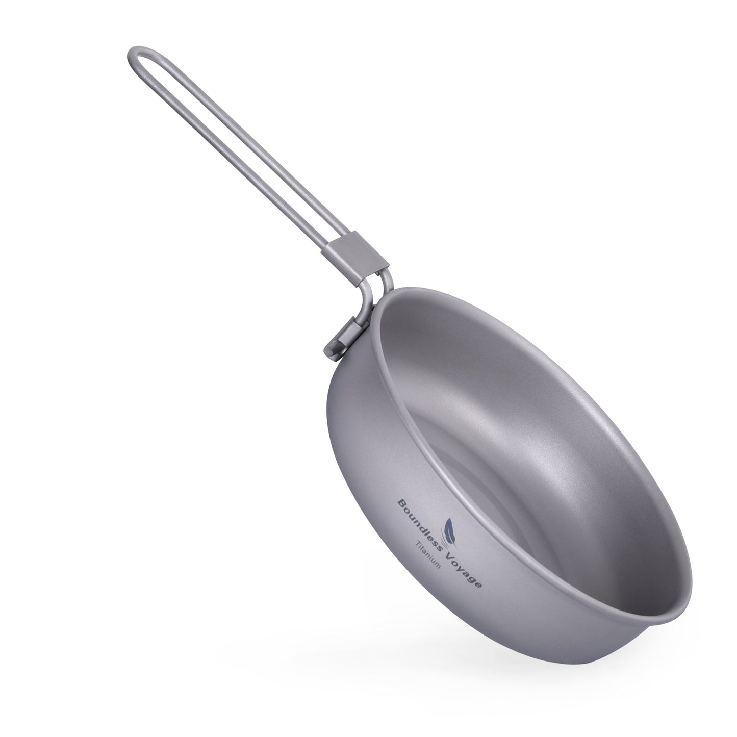 5 inch Titanium Camping Frying Pan – Ultralight Backpacking Cookware for Outdoor Cooking