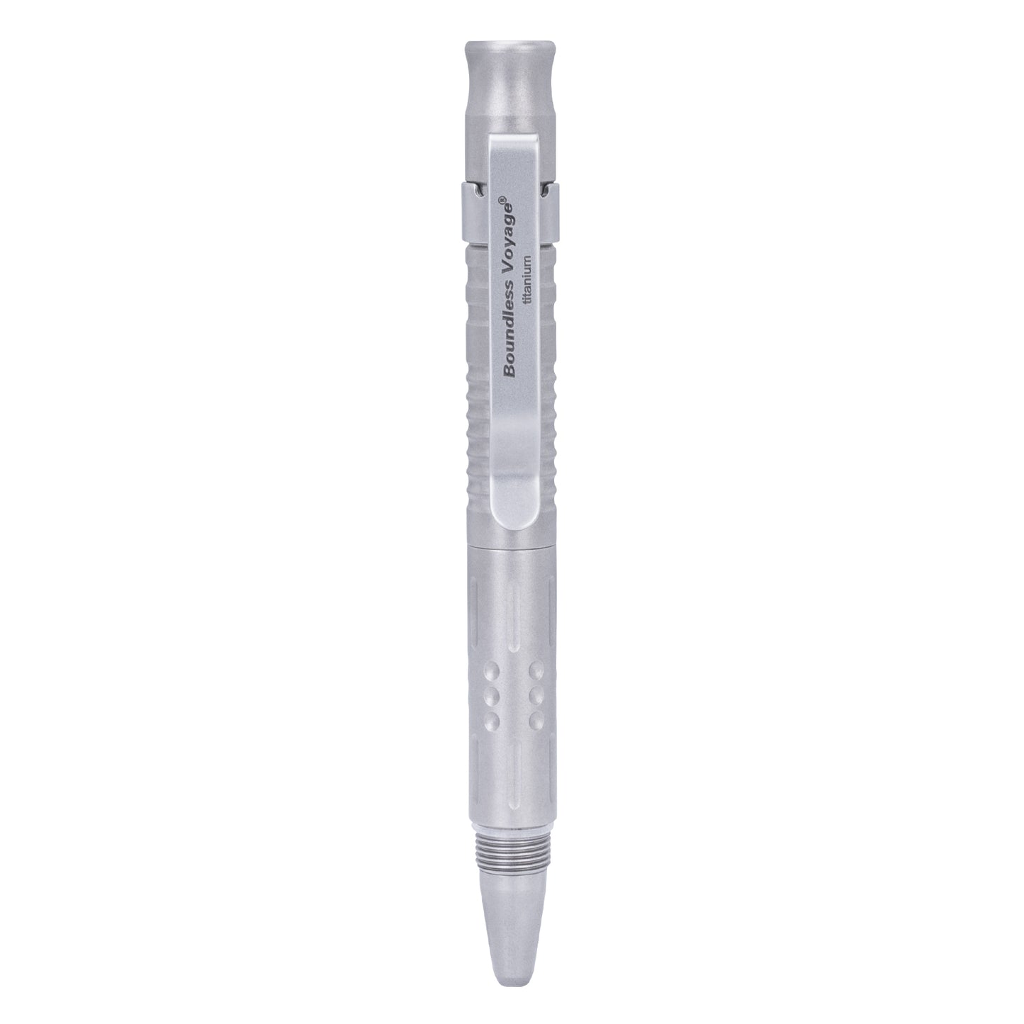Boundless Voyage Titanium Multifunctional Pen 3-in-1 Outdoor Whistle + Car Window Breaker + Survival Self-Defense Tool