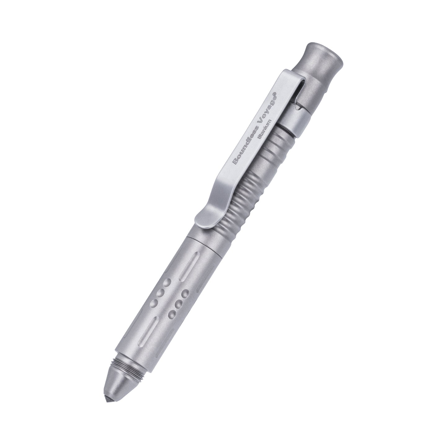 Boundless Voyage Titanium Multifunctional Pen 3-in-1 Outdoor Whistle + Car Window Breaker + Survival Self-Defense Tool