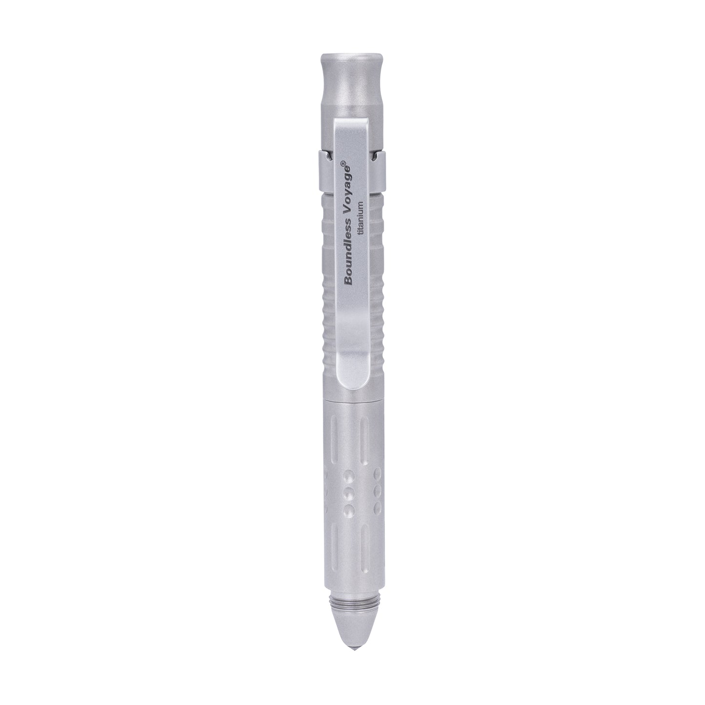 Boundless Voyage Titanium Multifunctional Pen 3-in-1 Outdoor Whistle + Car Window Breaker + Survival Self-Defense Tool