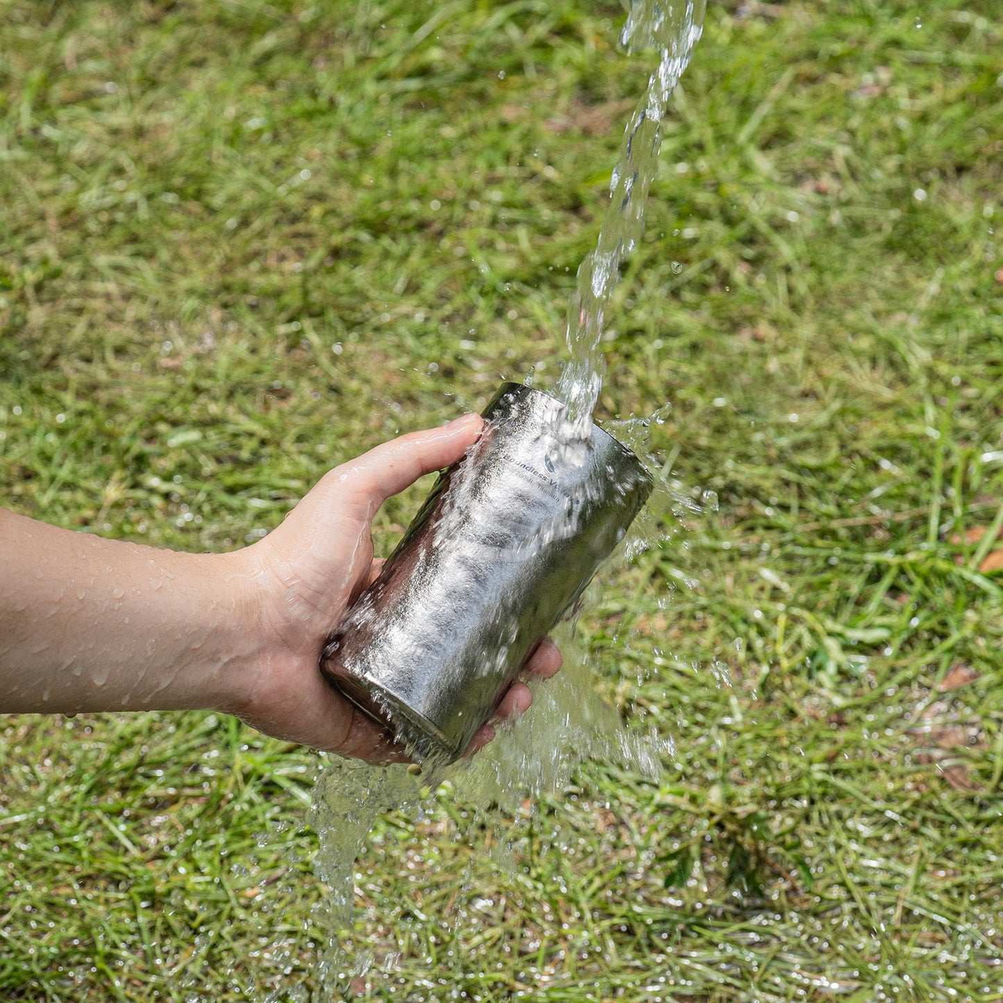 Boundless Voyage Titanium Double-Walled Beer Cup Ultralight Coffee Tea Juicy Cups for Home Outdoor Camping Picnic 300ml Crystallized Finish