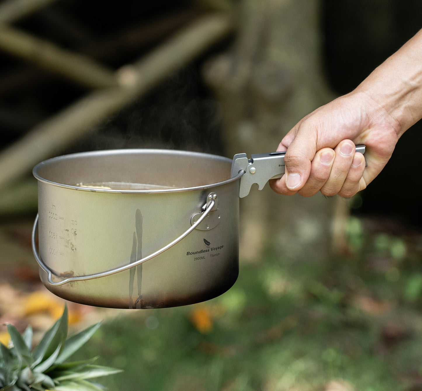 Boundless Voyage Titanium Hot Plate Gripper Anti-Scalding Bowl Dish Clips Non-Slip Tongs Clamp Holder Multifunctional Kitchen Tool