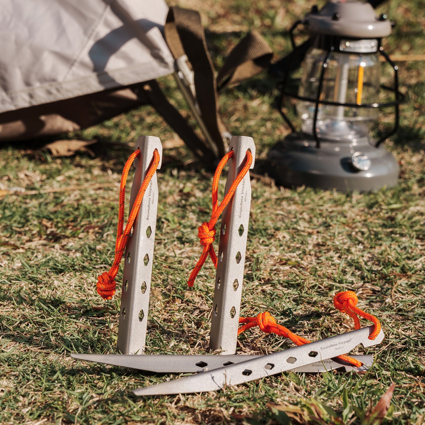 Boundless Voyage Camping Titanium Tent Stakes Pegs Nails Ultralight Outdoor Accessories