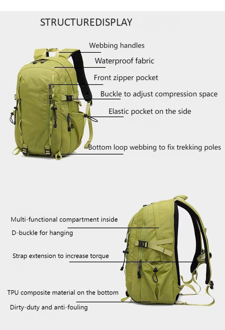 All-in-One Outdoor Travel Backpack – Lightweight for Hiking & Mountaineering