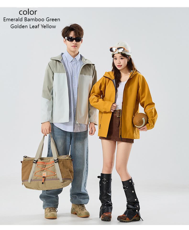Unisex Lightweight Hard Shell Jacket – Windproof & Waterproof for Hiking, Trekking & Outdoor