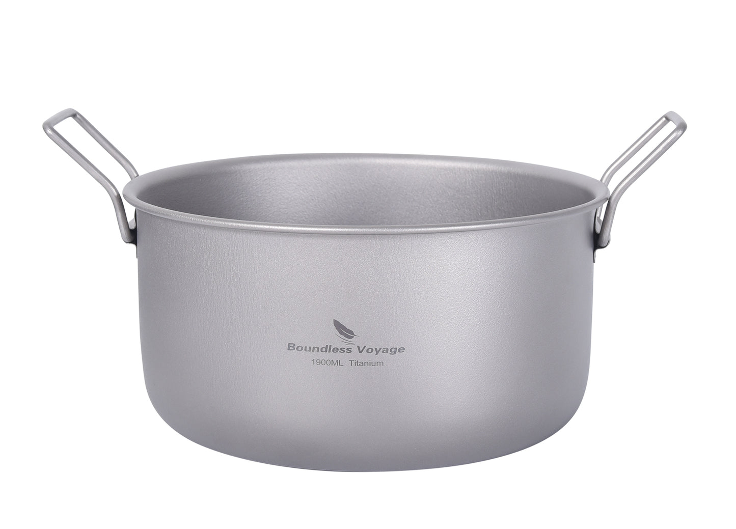 Boundless Voyage Multifunctional Titanium Steamer Soup Pot Frying Pan Set with Lid Outdoor Camping Wok Tea Tray Saucepan Mess Kit