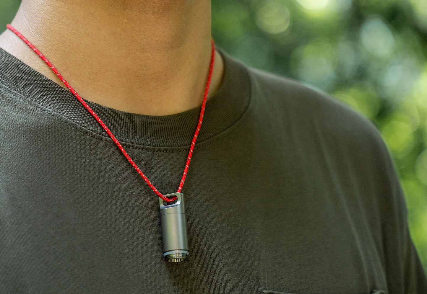 Boundless Voyage Titanium Emergency Whistle – Eco-Friendly TA1 Titanium Survival Safety Whistle with Lanyard | Loud, Lightweight & Durable for Camping, Hiking & Outdoor Sports
