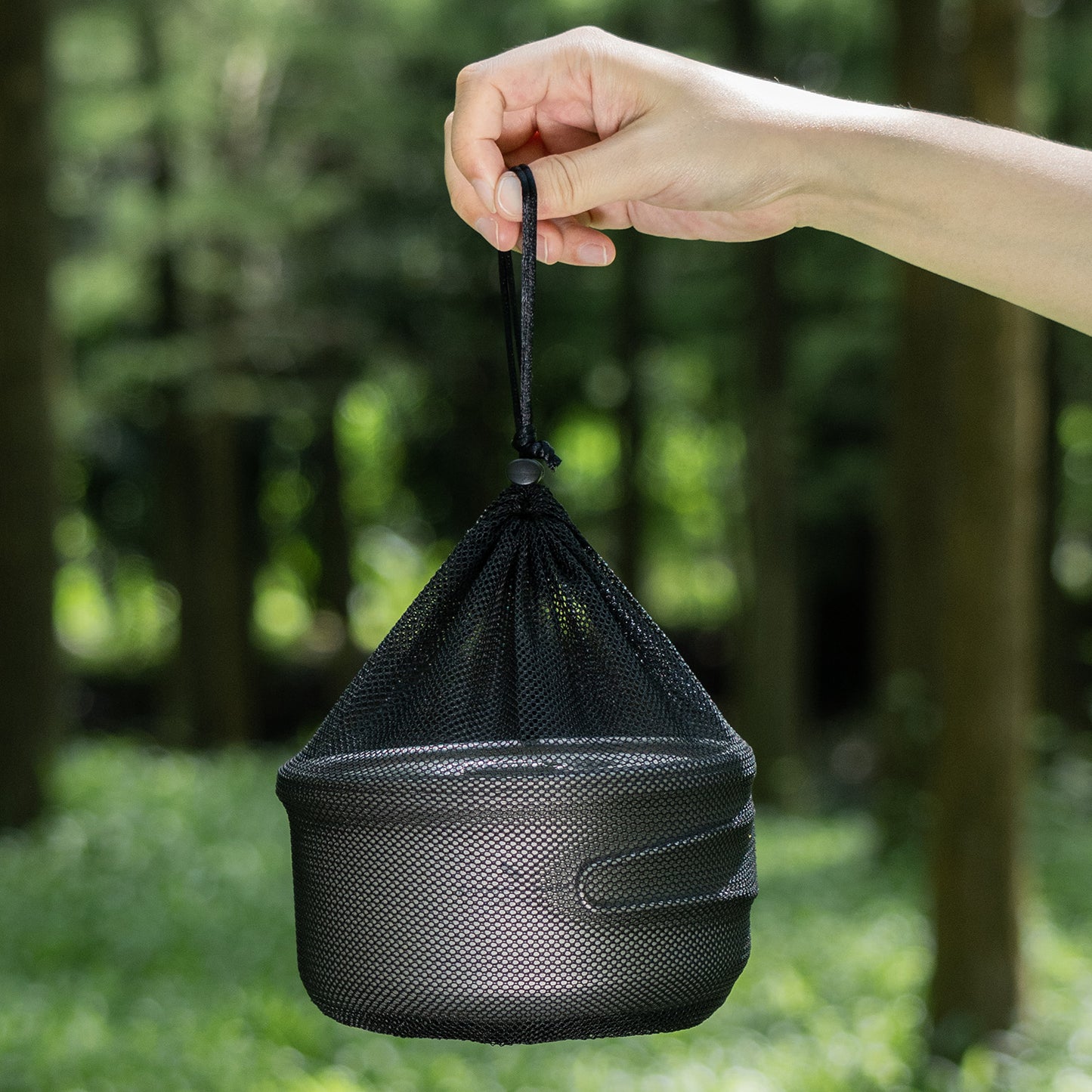 Boundless Voyage 1000ml Titanium Pot with Lid Outdoor Camping Individual Soldier Pot Single Layer Lunch Box with Folding Handle Portable Backpacking Cup