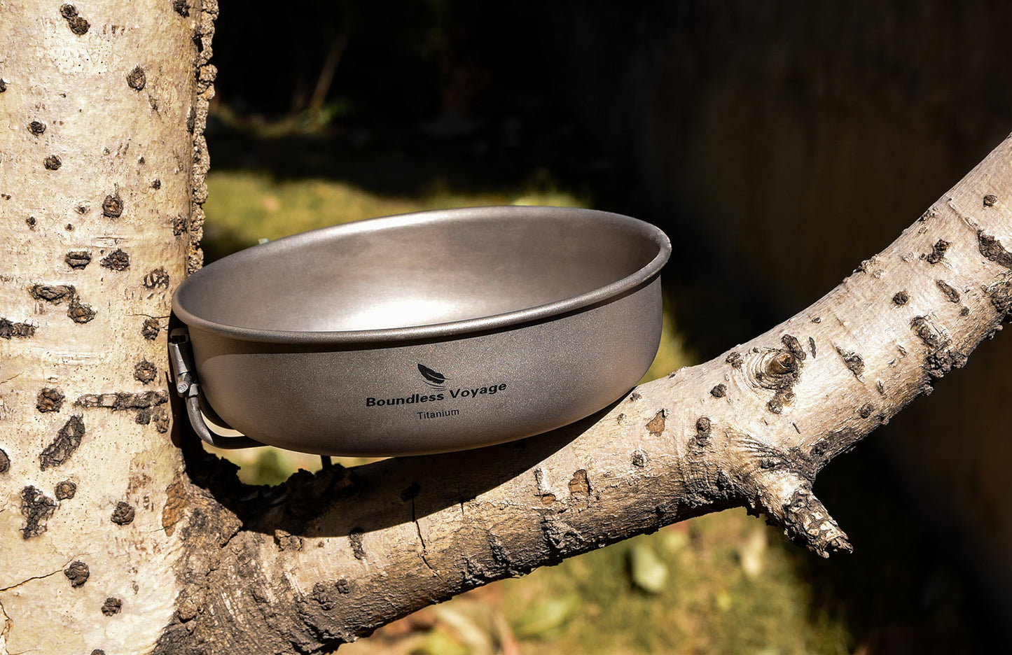 5 inch Titanium Camping Frying Pan – Ultralight Backpacking Cookware for Outdoor Cooking