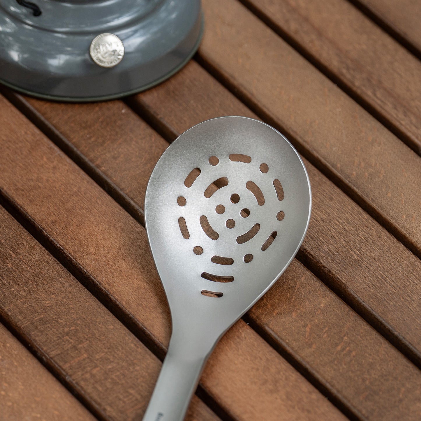 Boundless Voyage Pure titanium soup colander skimmer colander ultralight long handle portable tableware cooking fried food filter kitchen tools