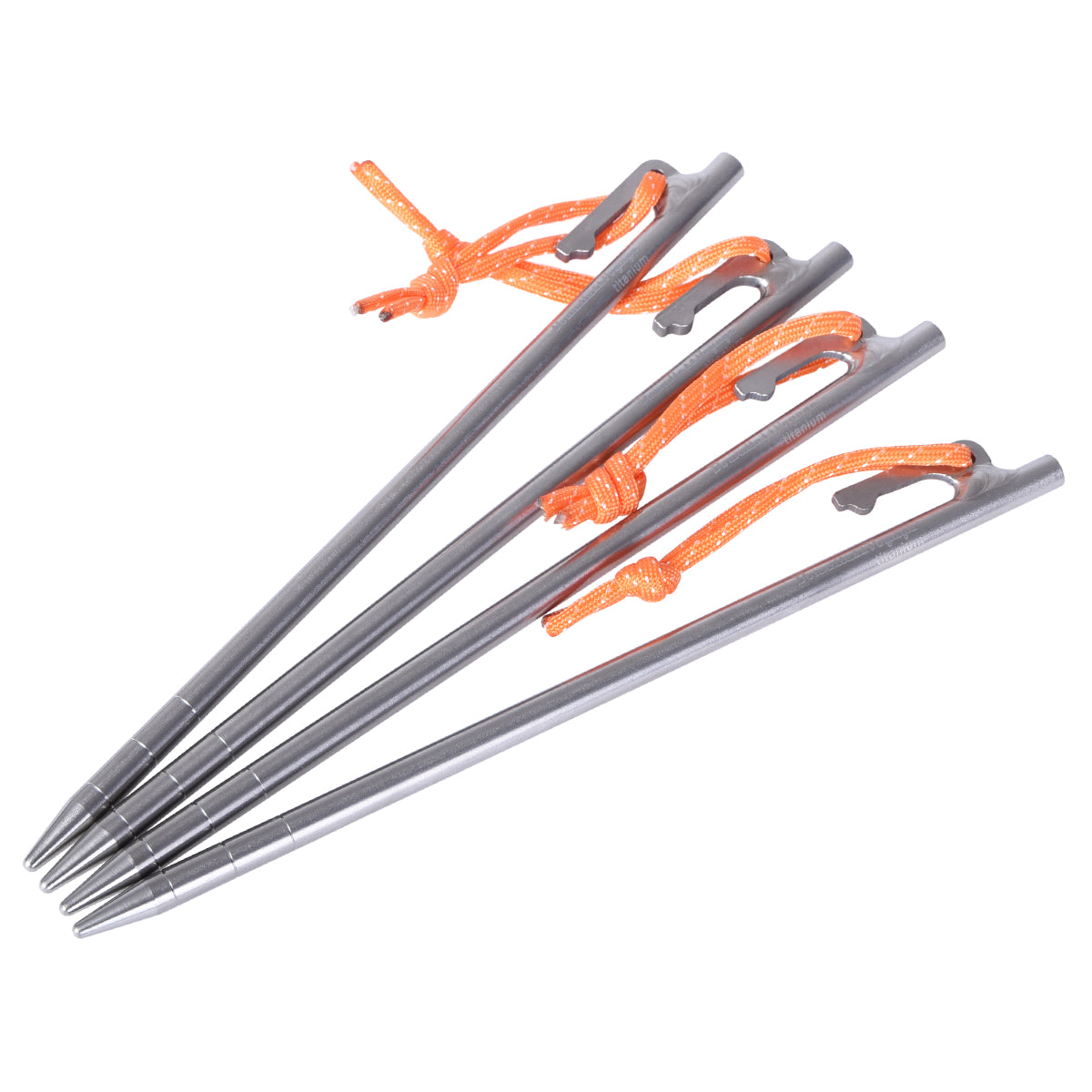 Ultra-Durable Titanium Tent Pegs | Lightweight, Rust-Resistant & Strong for Camping, Hiking & Outdoor Adventures