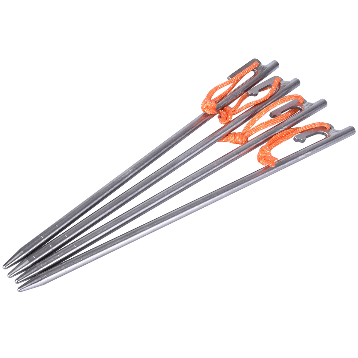 Ultra-Durable Titanium Tent Pegs | Lightweight, Rust-Resistant & Strong for Camping, Hiking & Outdoor Adventures