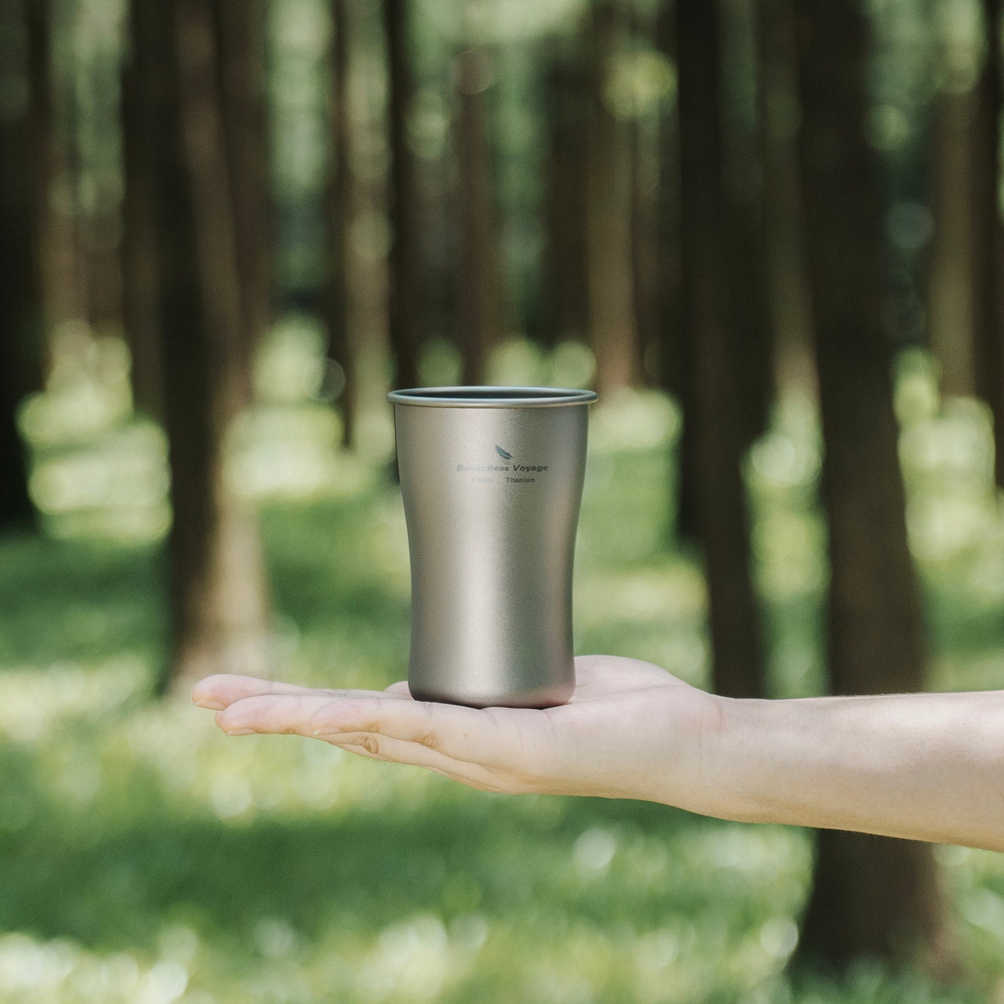 Boundless Voyage Titanium Beer Mugs Ultralight Coffee Tea Juicy Cups for Outdoor Camping Picnic 240ml 380ml 600ml