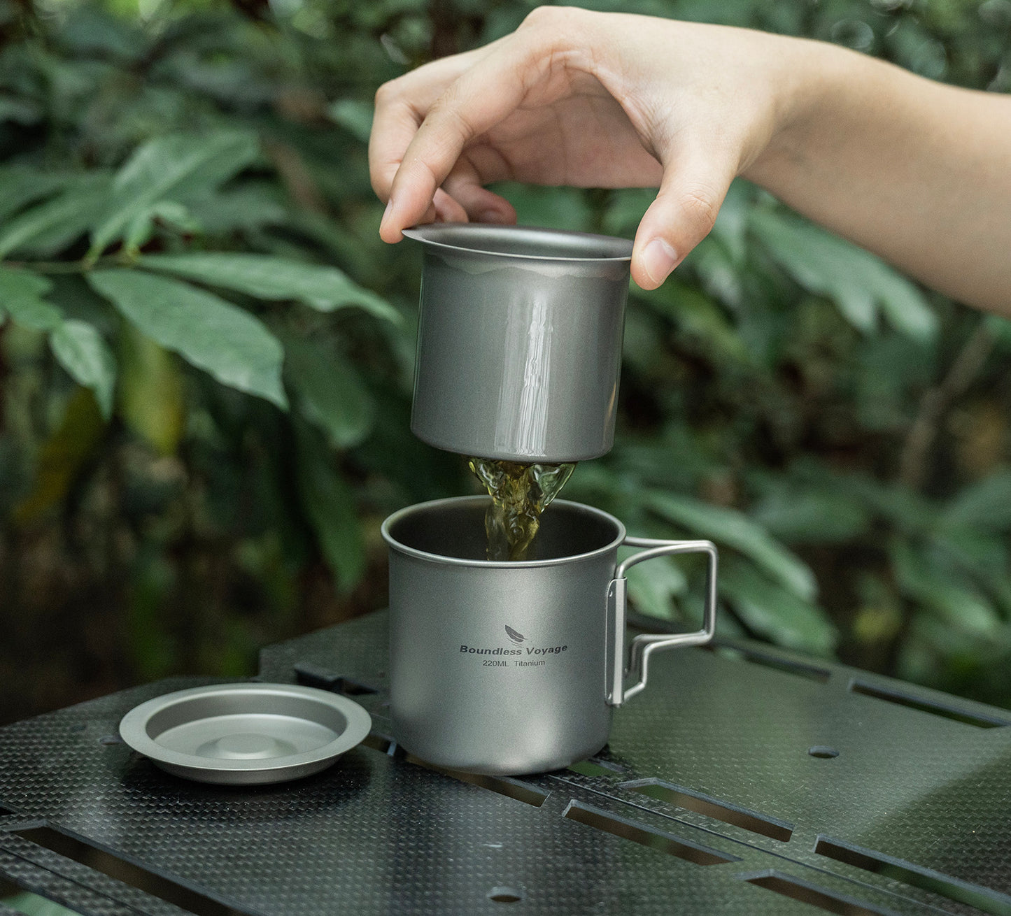 Boundless Voyage Camping Mug Titanium Tea Coffee Cup Lightweight Outdoor Travel Portable Drinkware
