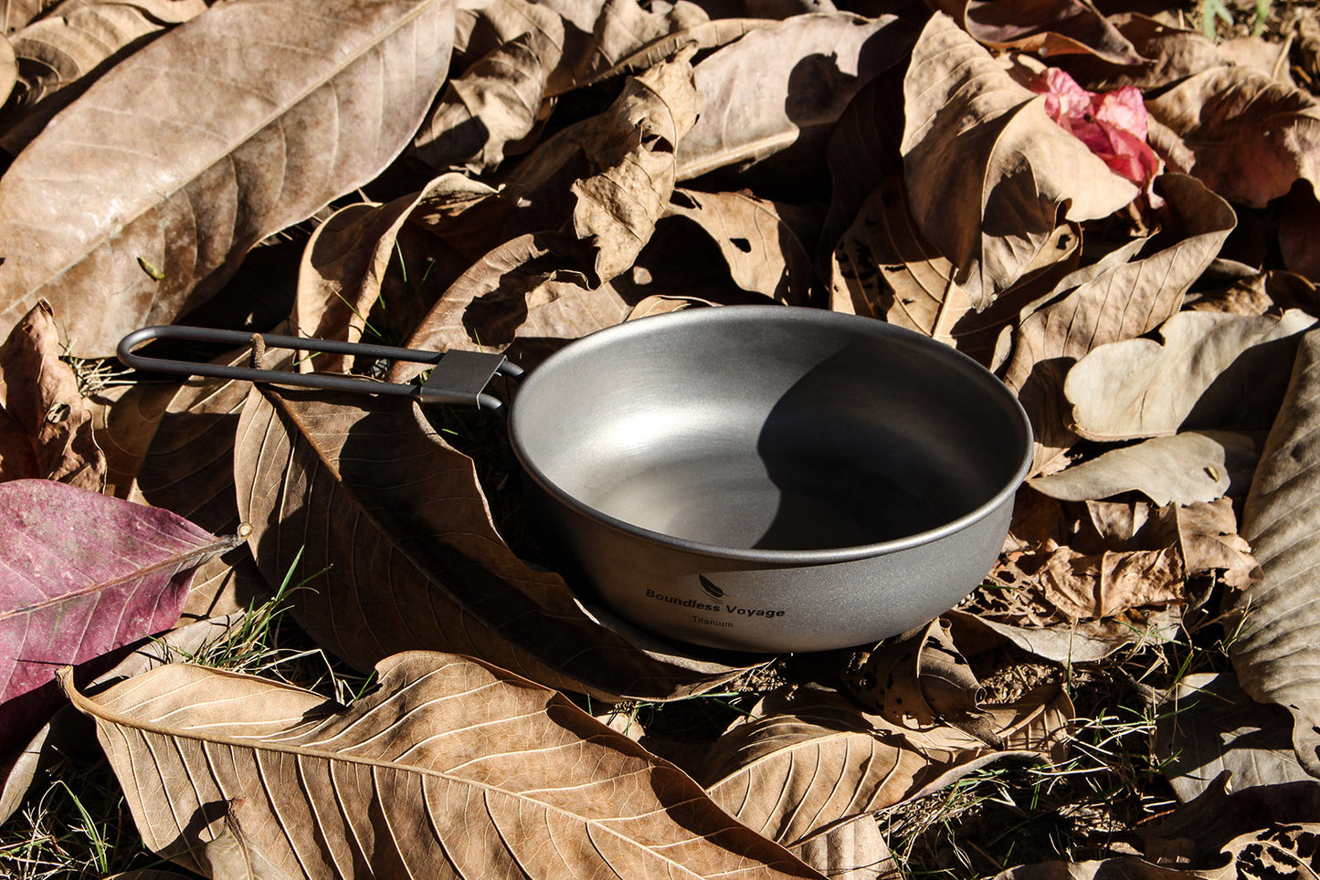 5 inch Titanium Camping Frying Pan – Ultralight Backpacking Cookware for Outdoor Cooking