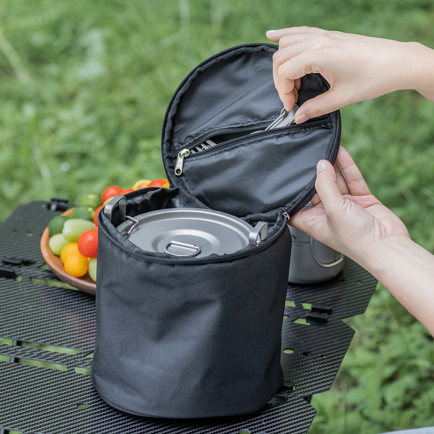 Boundless Voyage Pure Titanium Camping Pot – Ultralight Cookware for Outdoor, Hiking & Travel