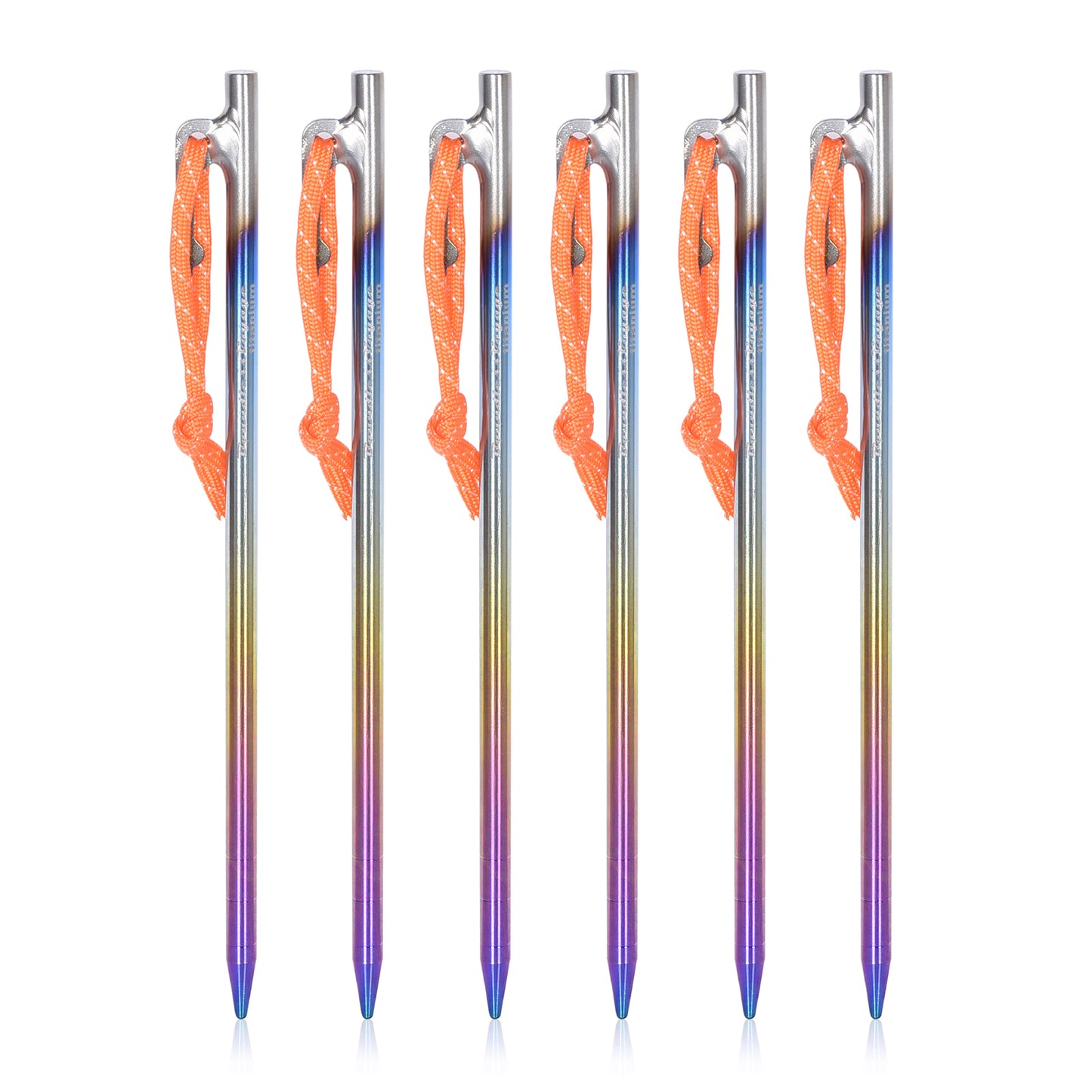 Titanium Tent Pegs | Ultra-Durable, Lightweight & Rust-Resistant for Secure Grounding on Outdoor Adventures