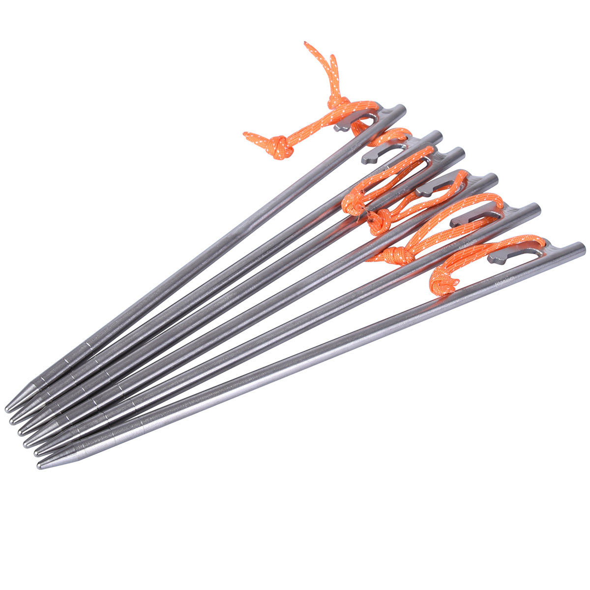 Ultra-Durable Titanium Tent Pegs | Lightweight, Rust-Resistant & Strong for Camping, Hiking & Outdoor Adventures