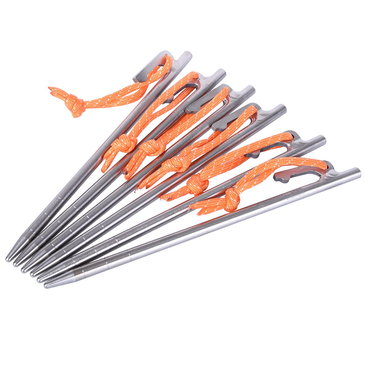 Ultra-Durable Titanium Tent Pegs | Lightweight, Rust-Resistant & Strong for Camping, Hiking & Outdoor Adventures