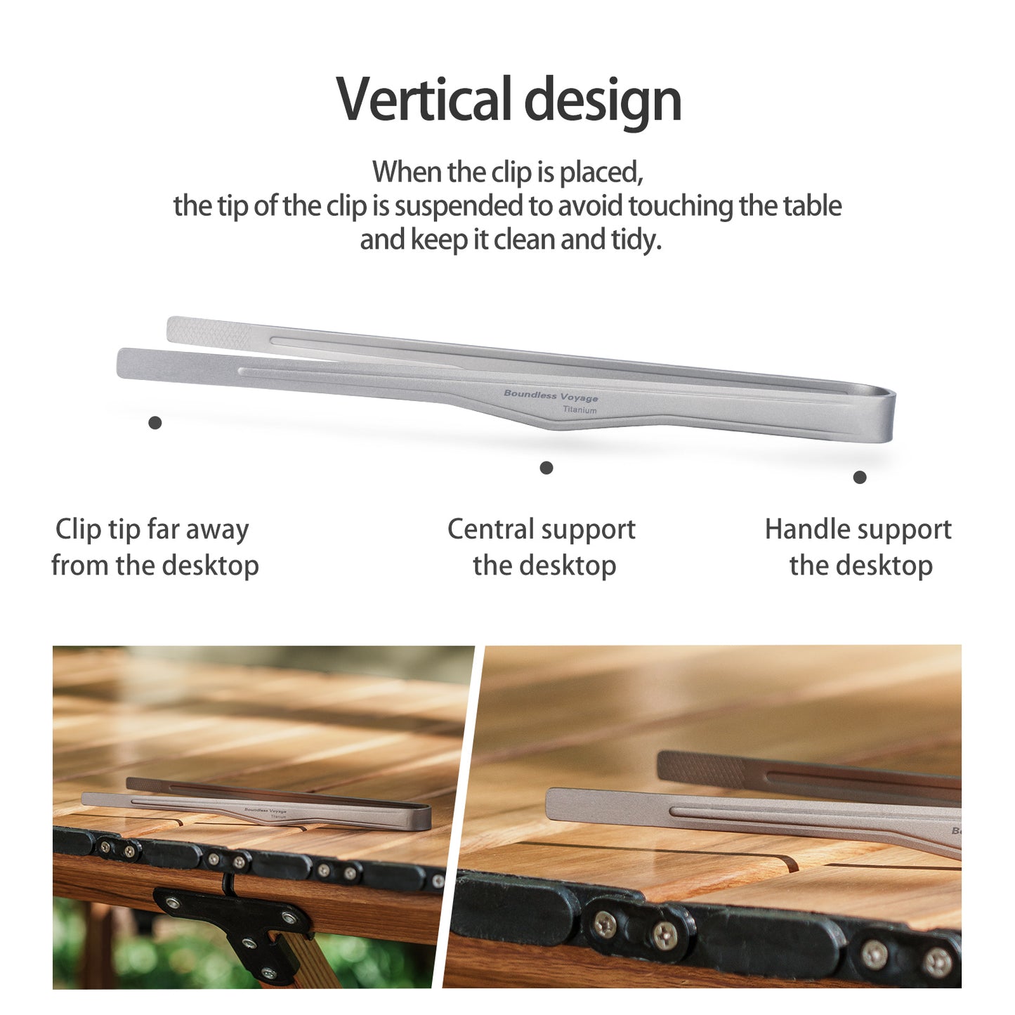 Boundless Voyage 10 inch Titanium Ultralight Grill BBQ Tongs Multipurpose Tweezers for Kitchen Food Tongs Buffet Salad Steak Clip Grill Accessories Anti-scalding