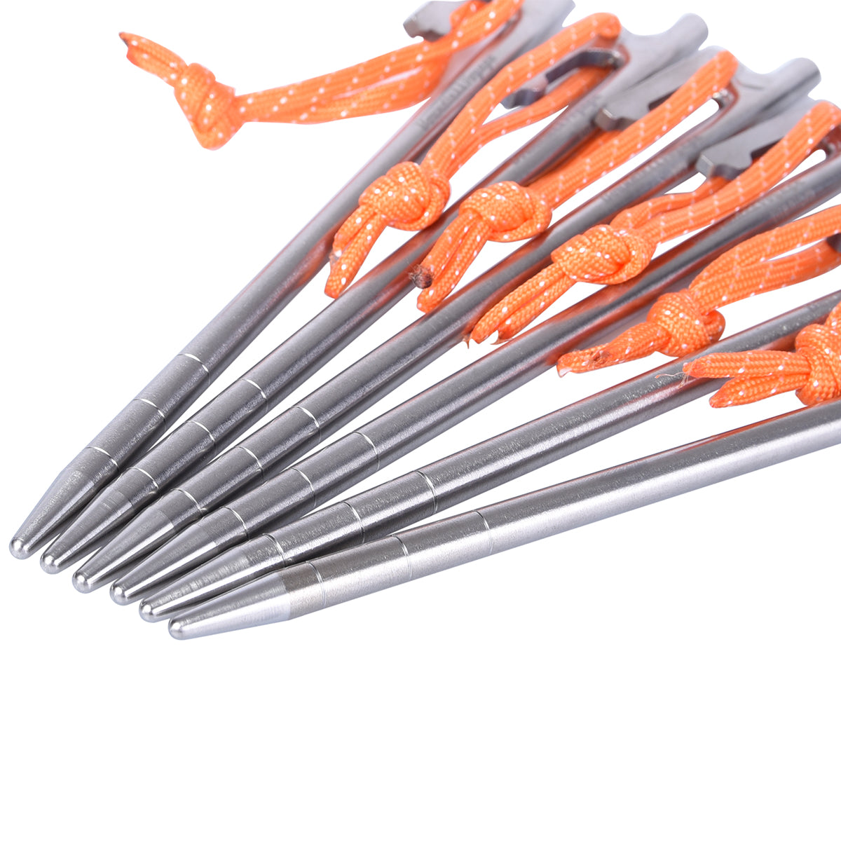 Ultra-Durable Titanium Tent Pegs | Lightweight, Rust-Resistant & Strong for Camping, Hiking & Outdoor Adventures