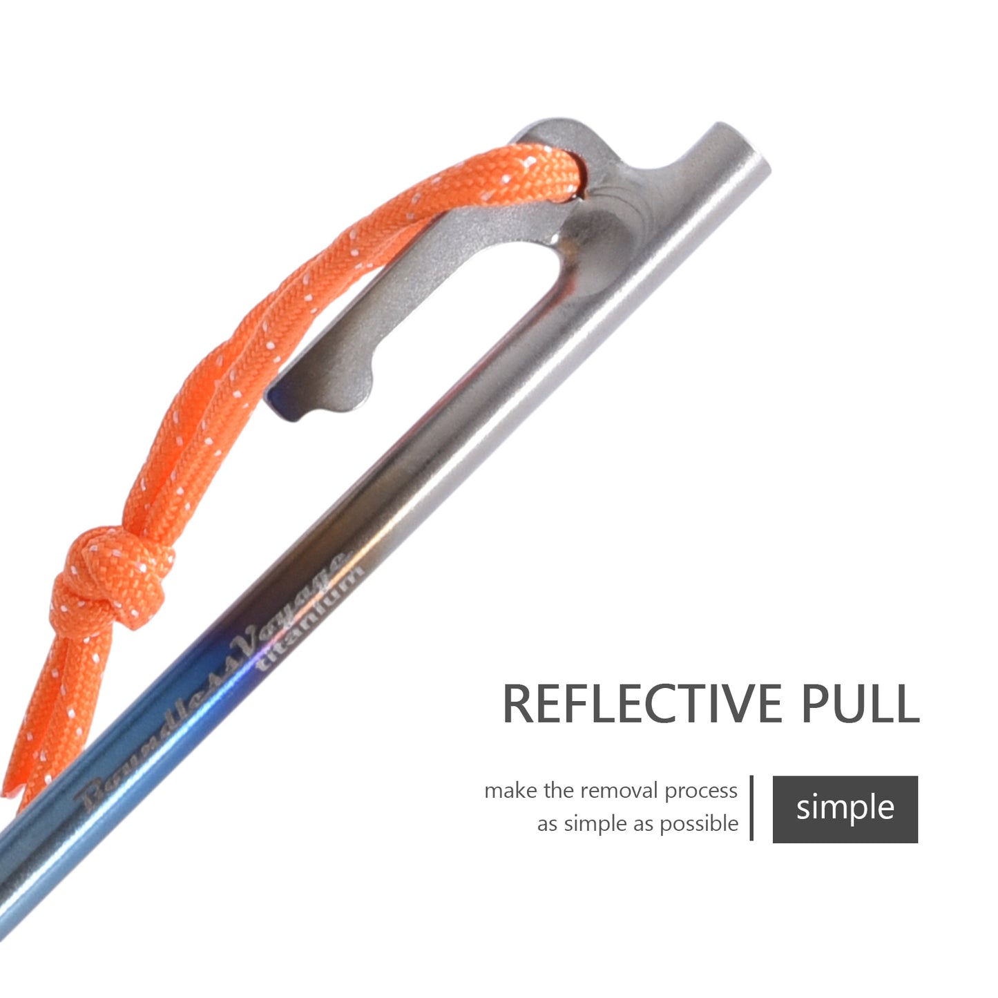 Titanium Tent Pegs | Ultra-Durable, Lightweight & Rust-Resistant for Secure Grounding on Outdoor Adventures
