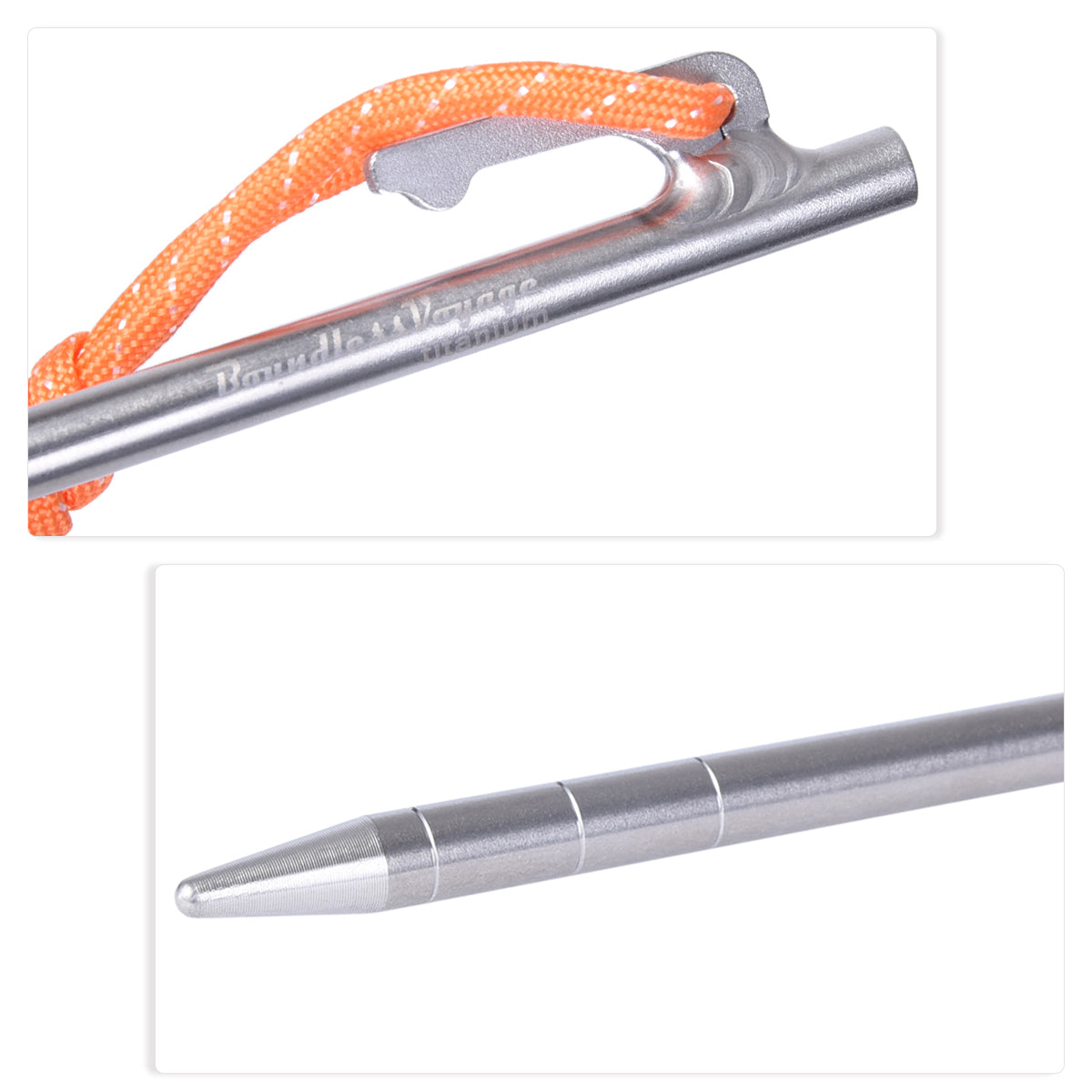Ultra-Durable Titanium Tent Pegs | Lightweight, Rust-Resistant & Strong for Camping, Hiking & Outdoor Adventures