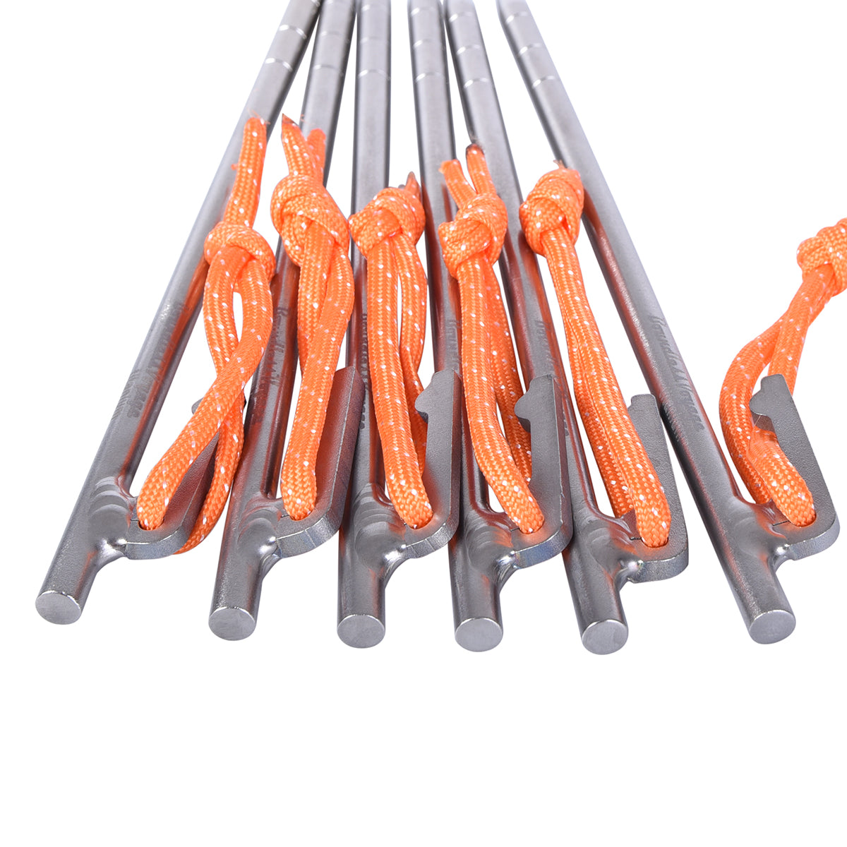 Ultra-Durable Titanium Tent Pegs | Lightweight, Rust-Resistant & Strong for Camping, Hiking & Outdoor Adventures