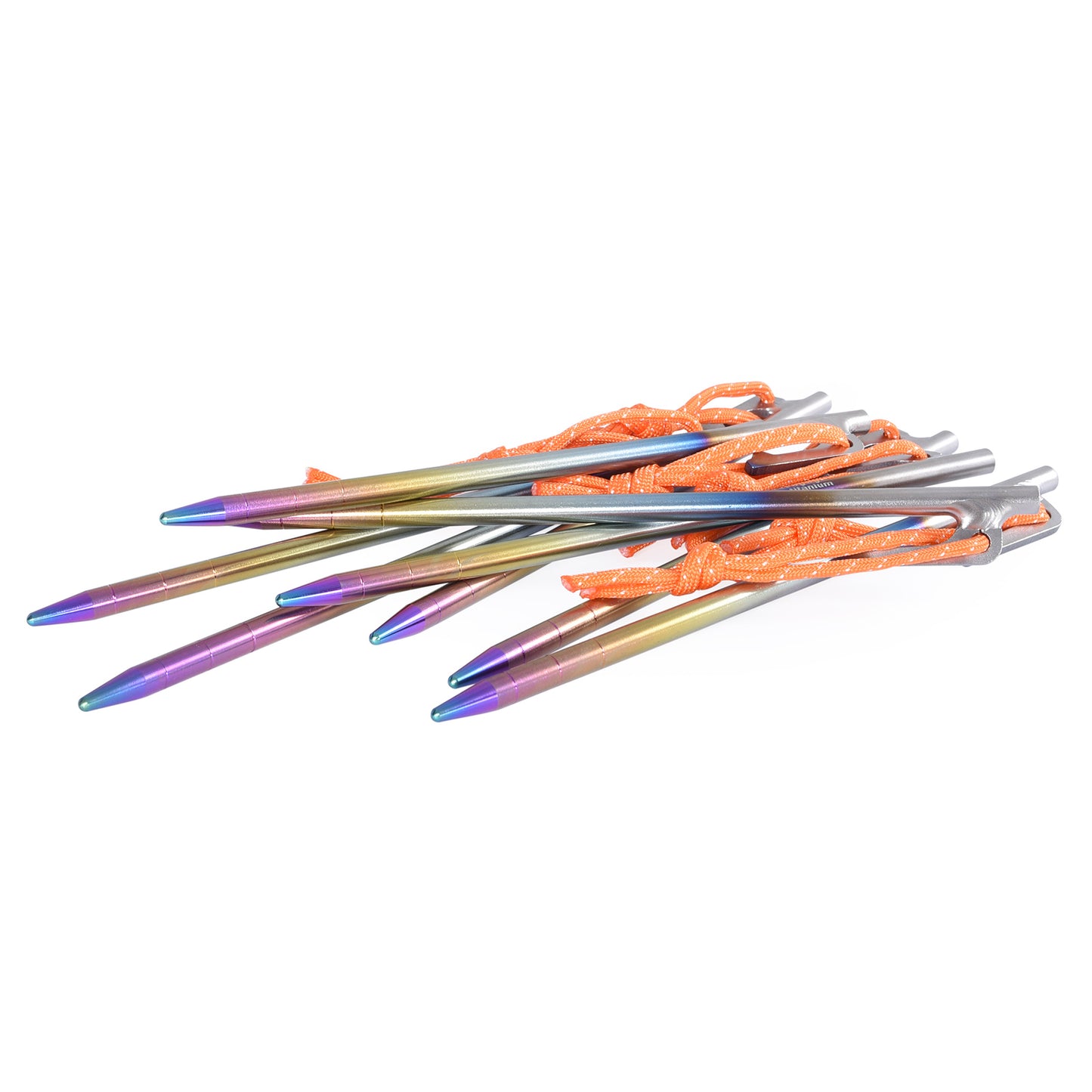 Titanium Tent Pegs | Ultra-Durable, Lightweight & Rust-Resistant for Secure Grounding on Outdoor Adventures