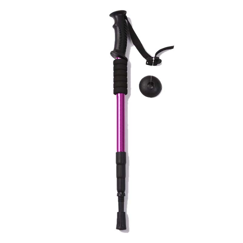Adjustable Aluminum Trekking Pole – Lightweight Hiking & Walking Stick with Straight Grip