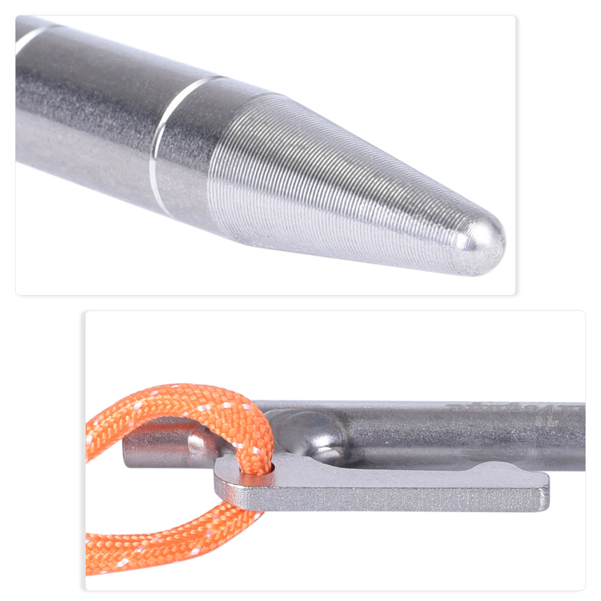 Ultra-Durable Titanium Tent Pegs | Lightweight, Rust-Resistant & Strong for Camping, Hiking & Outdoor Adventures