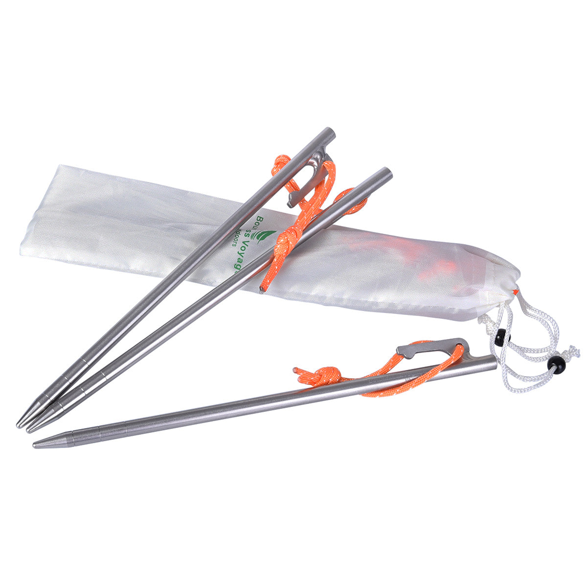 Ultra-Durable Titanium Tent Pegs | Lightweight, Rust-Resistant & Strong for Camping, Hiking & Outdoor Adventures