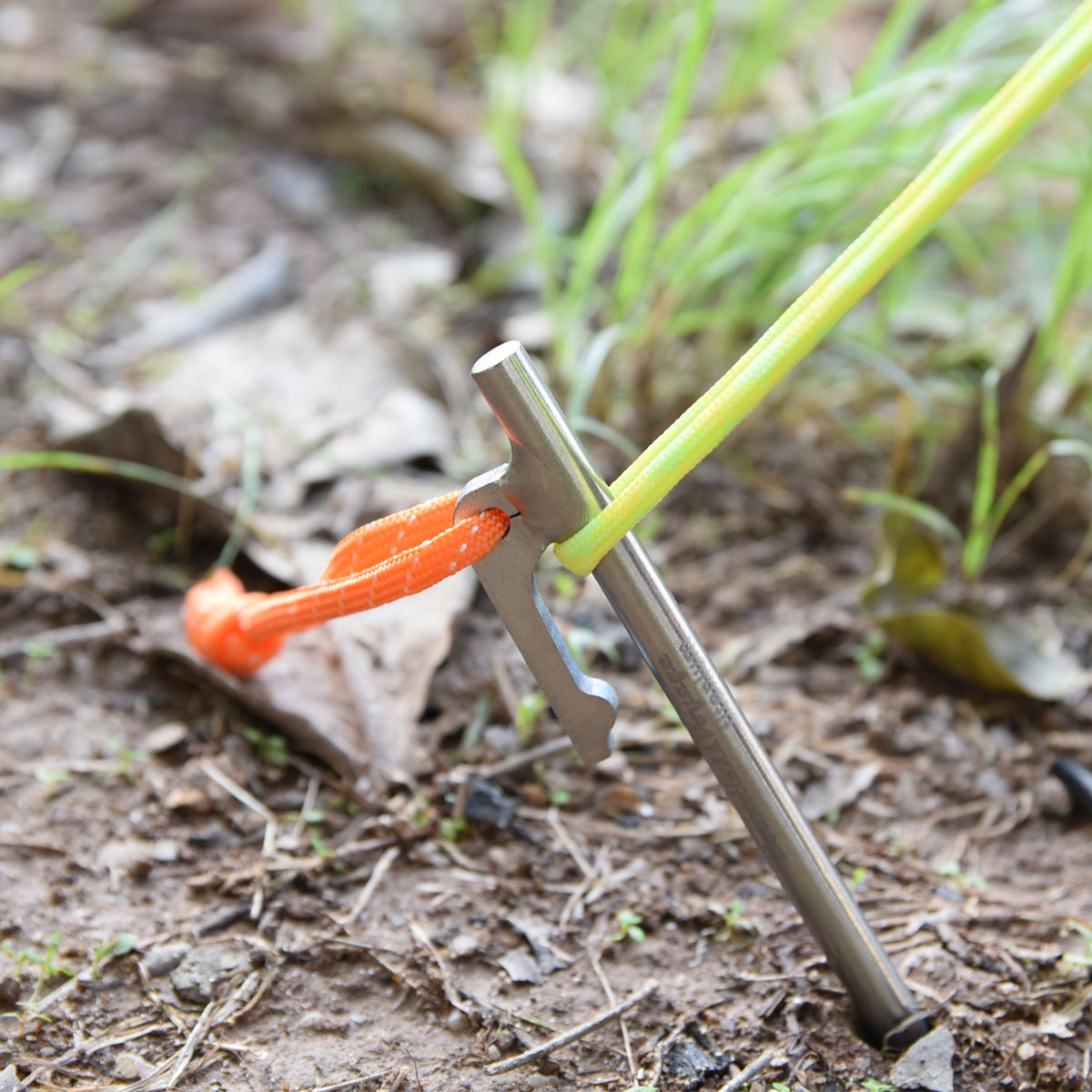 Ultra-Durable Titanium Tent Pegs | Lightweight, Rust-Resistant & Strong for Camping, Hiking & Outdoor Adventures