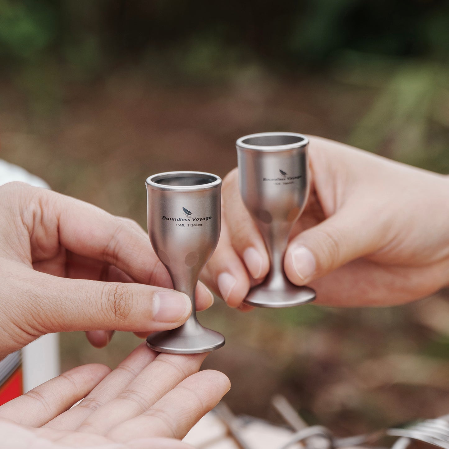 Boundless Voyage Titanium Mini Shot Glasses Cups Wine Drinking Cups Shooters Small Fancy Tequila Whiskey Shot Glasses Drinkware