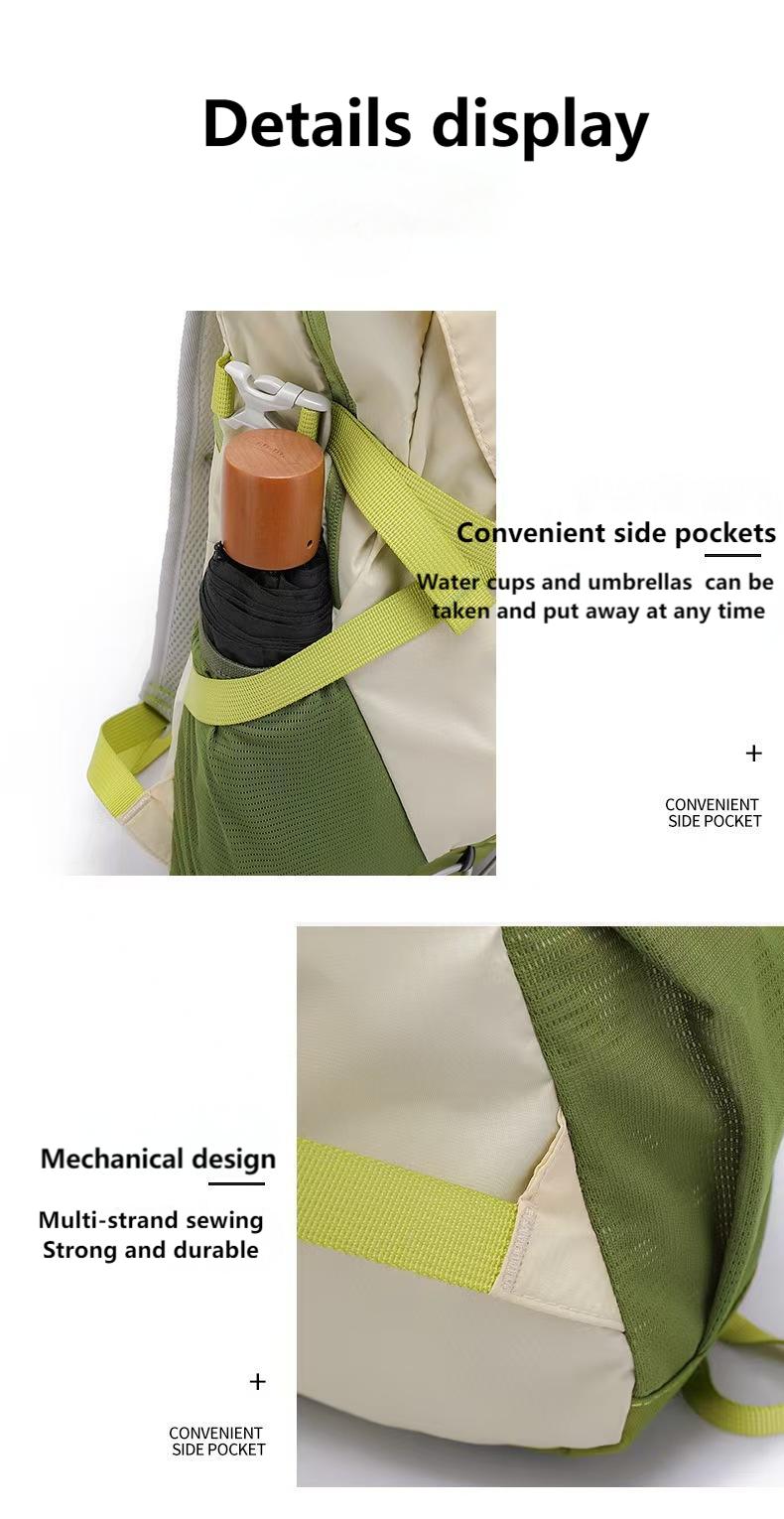 Lightweight Waterproof Outdoor Backpack – Foldable Daypack for Hiking, Cycling, Camping & Travel