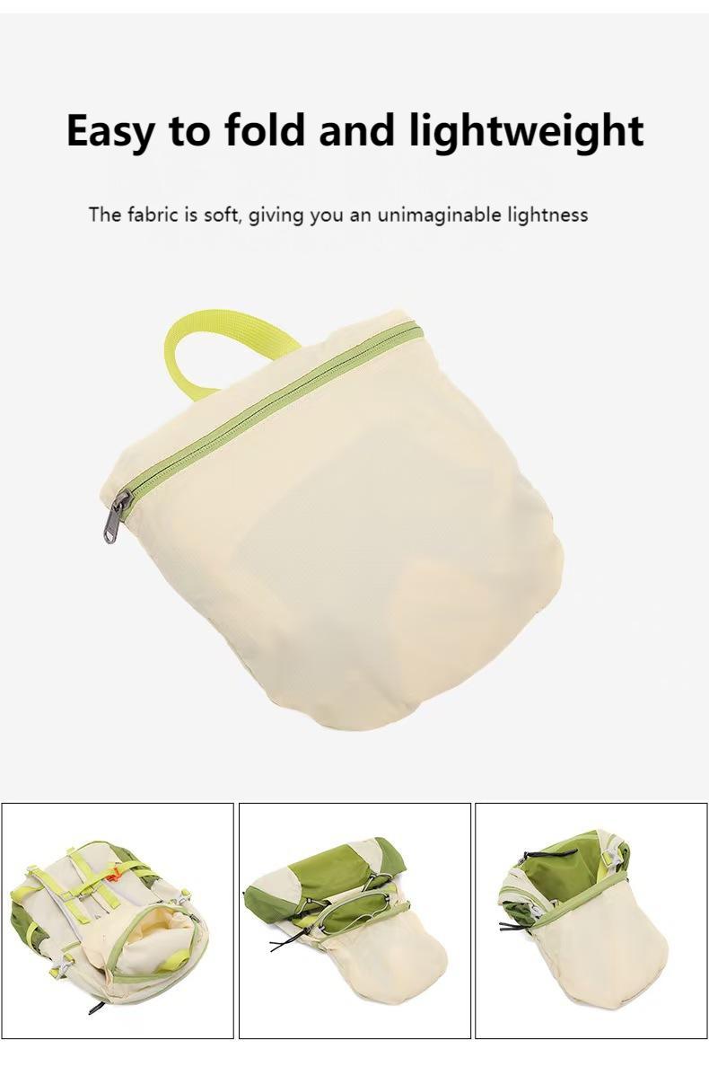 Lightweight Waterproof Outdoor Backpack – Foldable Daypack for Hiking, Cycling, Camping & Travel