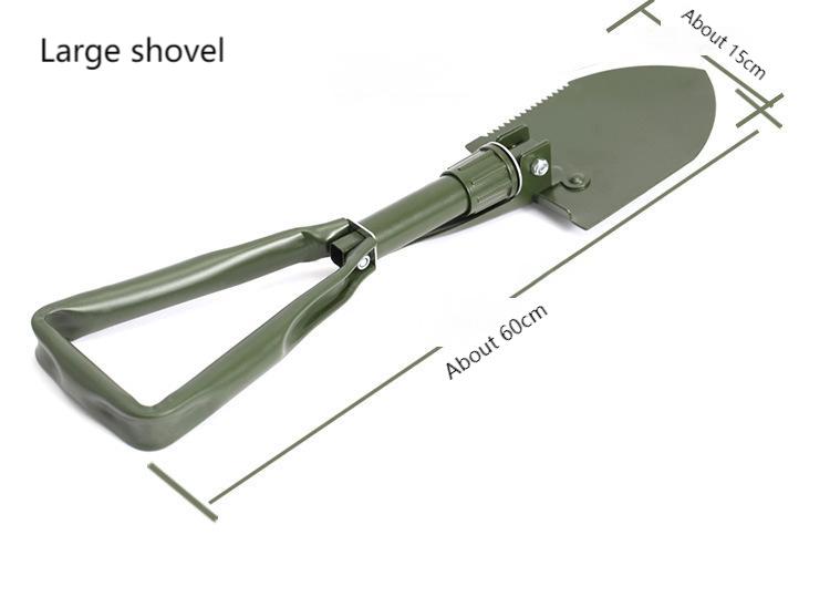 3-in-1 Folding Shovel – Multi-Functional Outdoor, Camping & Garden Tool