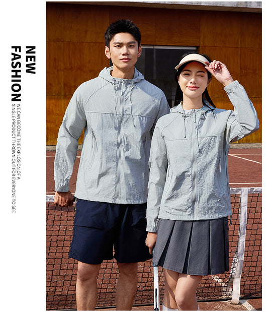 UPF 50+ Sun Protection Hoodie for Men & Women – Lightweight Breathable Outdoor Hiking UV Shirt