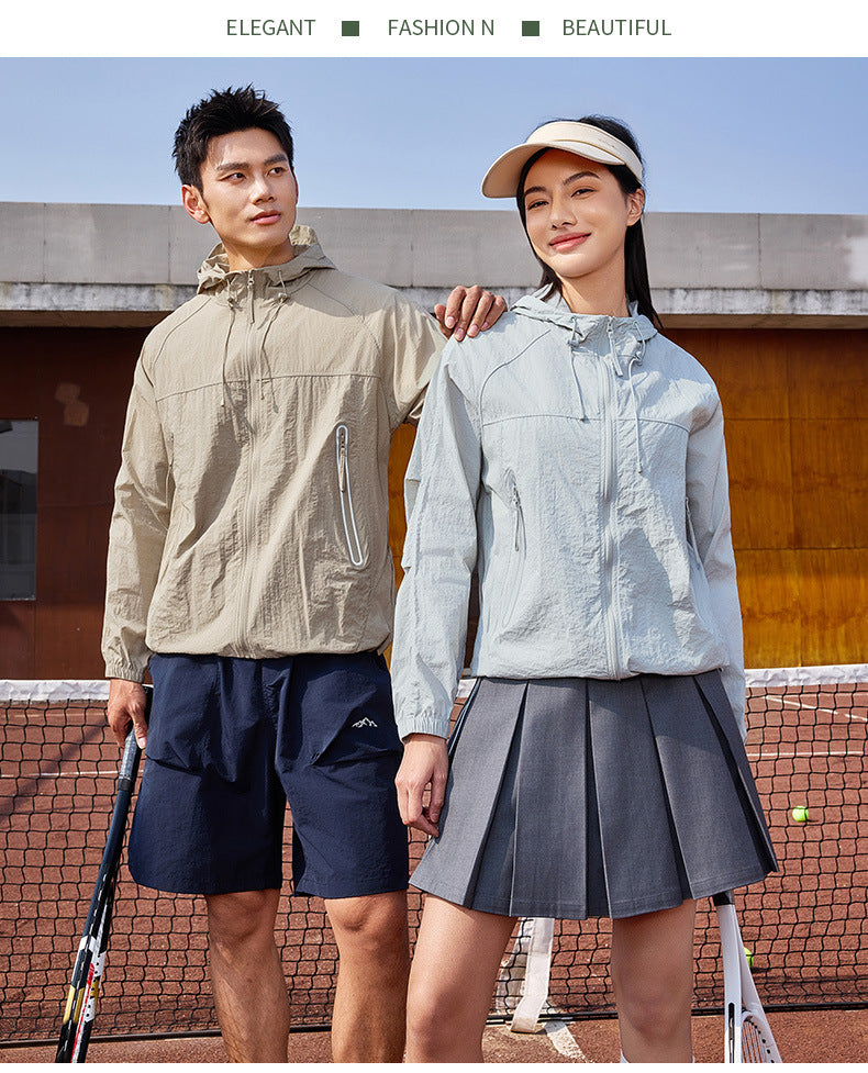 UPF 50+ Sun Protection Hoodie for Men & Women – Lightweight Breathable Outdoor Hiking UV Shirt