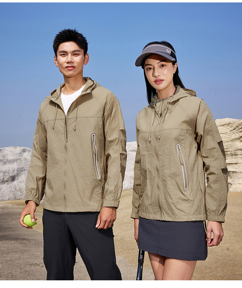 UPF 50+ Sun Protection Hoodie for Men & Women – Lightweight Breathable Outdoor Hiking UV Shirt