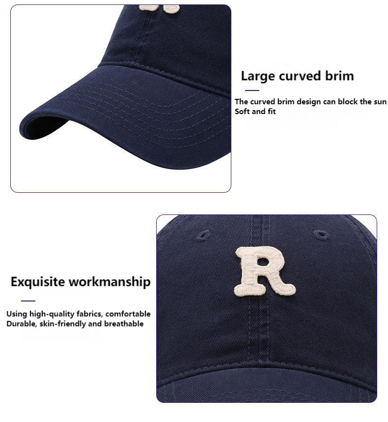 Chic Women’s Baseball Cap – Large Brim for Maximum Sun Protection, Perfect for Larger Head Sizes