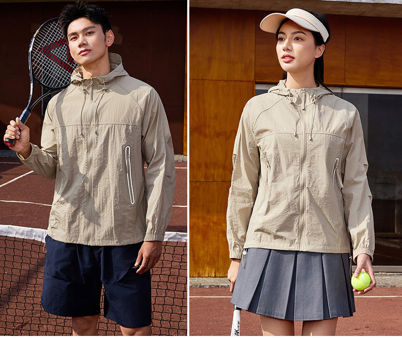 UPF 50+ Sun Protection Hoodie for Men & Women – Lightweight Breathable Outdoor Hiking UV Shirt