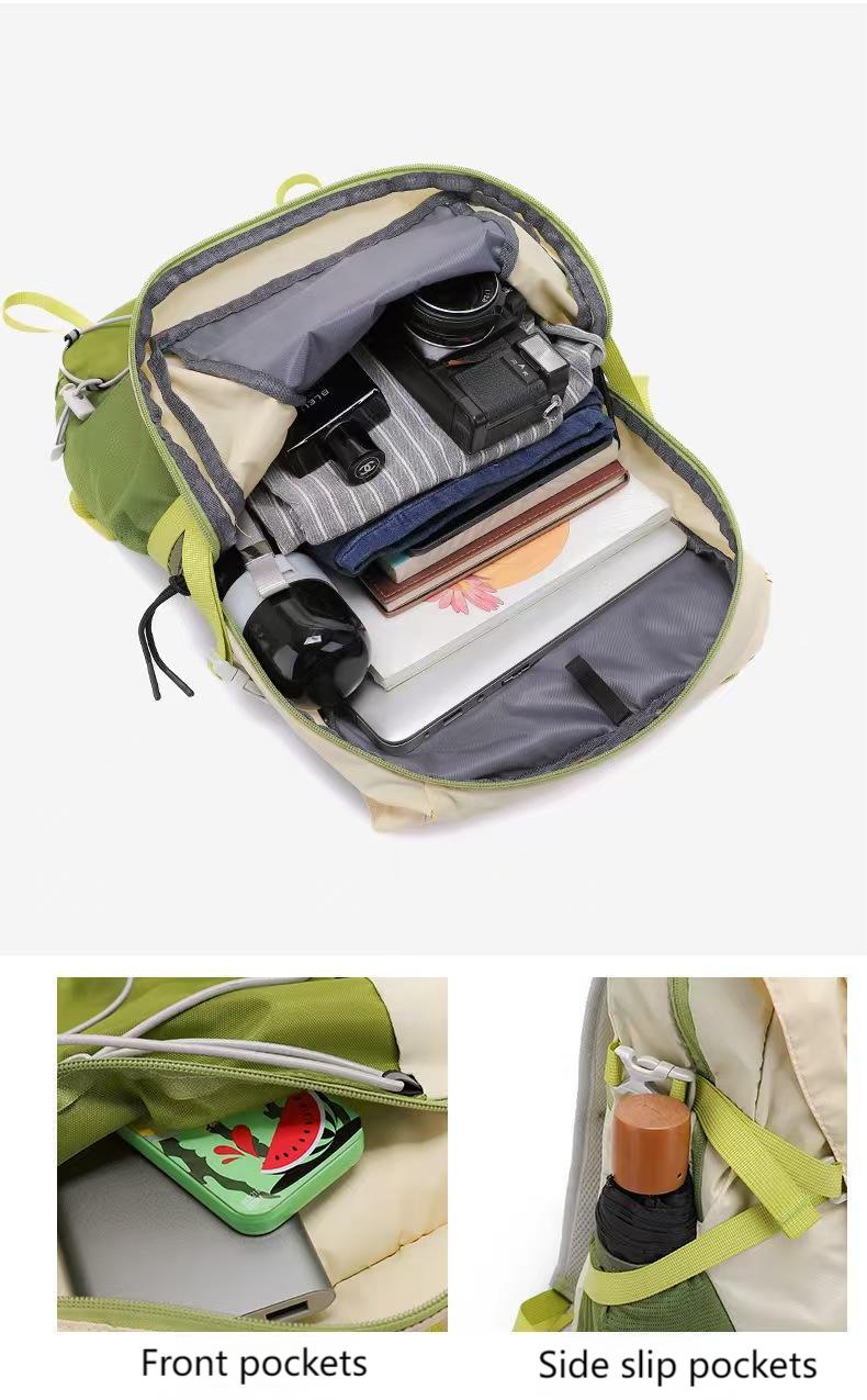 Lightweight Waterproof Outdoor Backpack – Foldable Daypack for Hiking, Cycling, Camping & Travel