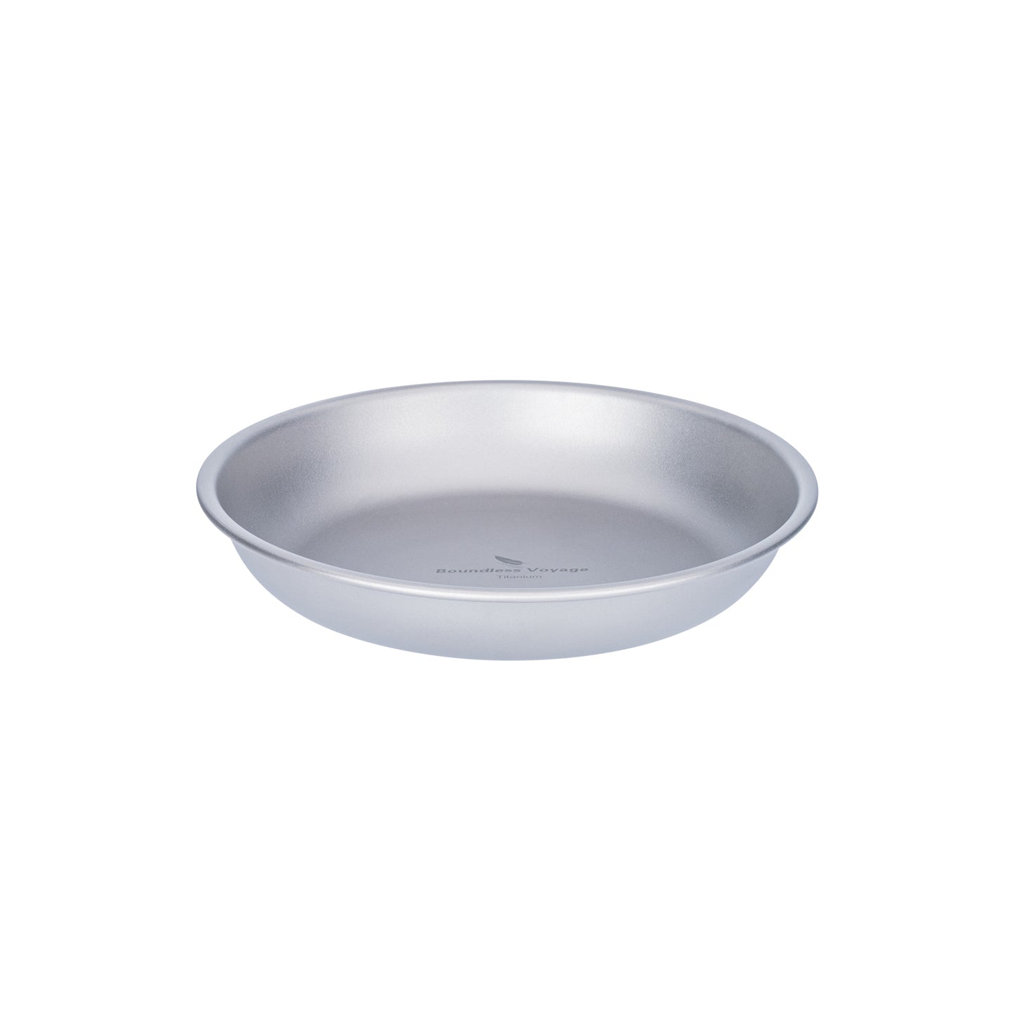 Boundless Voyage Titanium Plates Dishes Saucer Outdoor Camping Home Food Tray Round Dinnerware Hiking Backpacking Travel Portable Durable Tableware Stackable Serving Plates