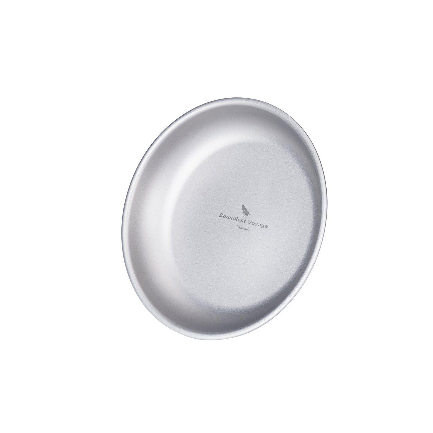 Boundless Voyage Titanium Plates Dishes Saucer Outdoor Camping Home Food Tray Round Dinnerware Hiking Backpacking Travel Portable Durable Tableware Stackable Serving Plates