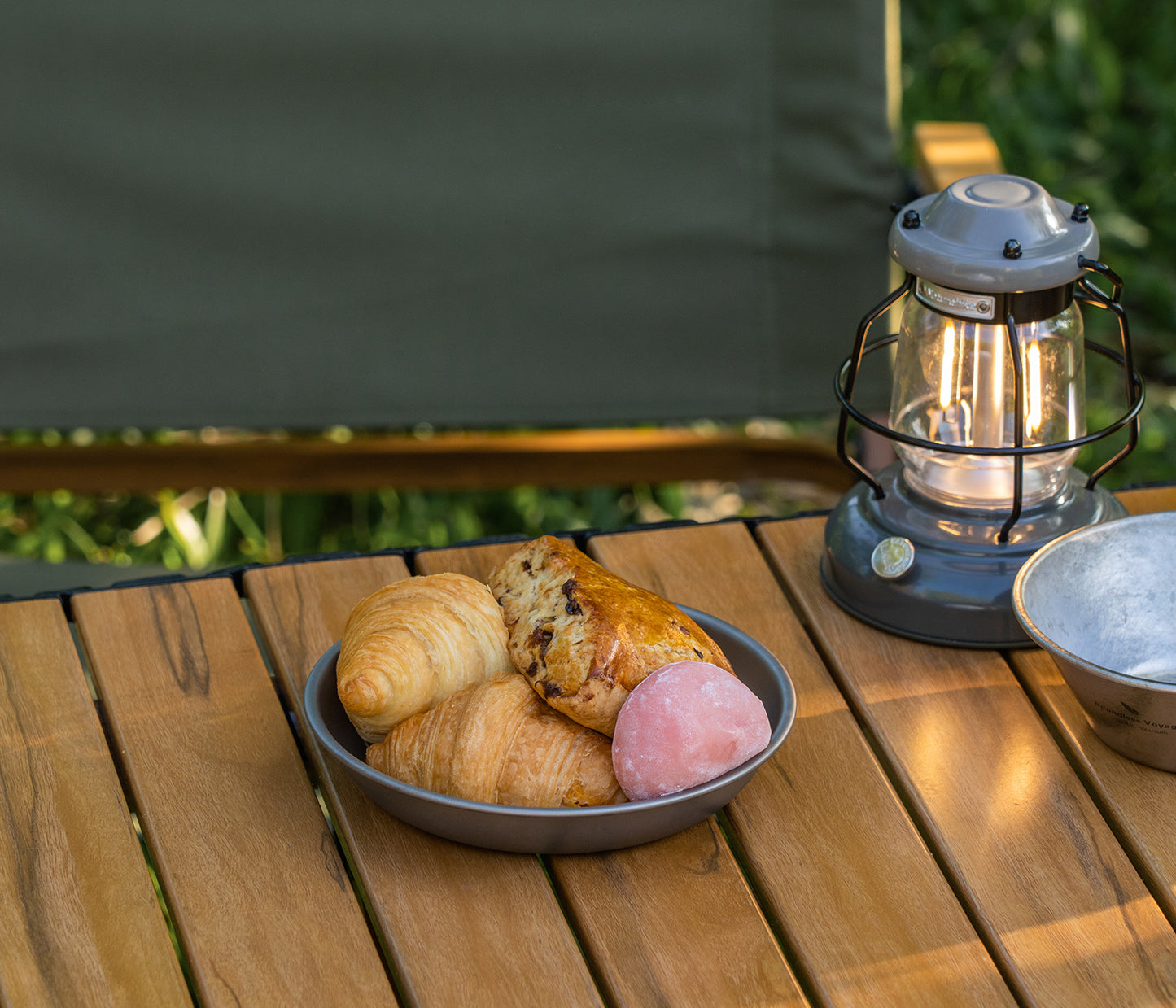 Boundless Voyage Titanium Plates Dishes Saucer Outdoor Camping Home Food Tray Round Dinnerware Hiking Backpacking Travel Portable Durable Tableware Stackable Serving Plates