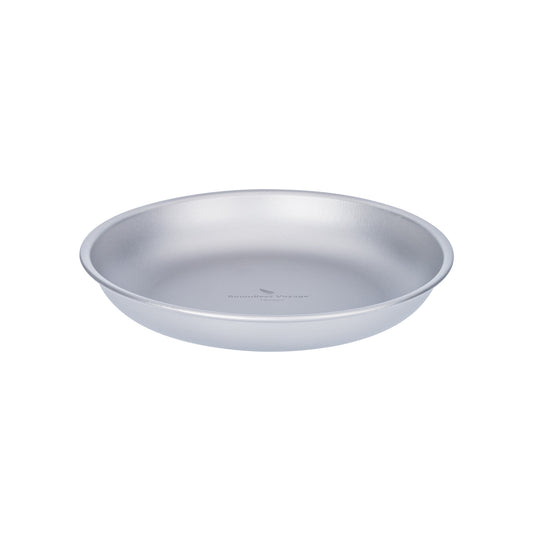 Boundless Voyage Titanium Plates Dishes Saucer Outdoor Camping Home Food Tray Round Dinnerware Hiking Backpacking Travel Portable Durable Tableware Stackable Serving Plates